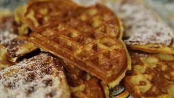 Рецепт Вафель с тыквой и кардамоном