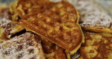 Рецепт Вафель с тыквой и кардамоном