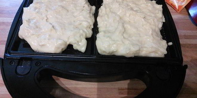 Рецепт яблочных вафель