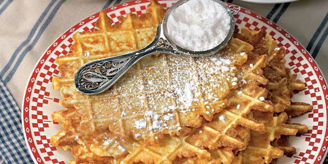 Рецепт Яичных вафель на топленом масле