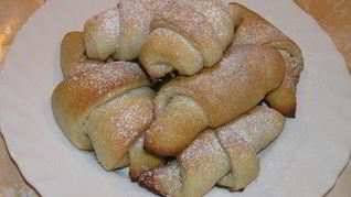 Рецепт Ванильных рулетиков на хмелевой закваске