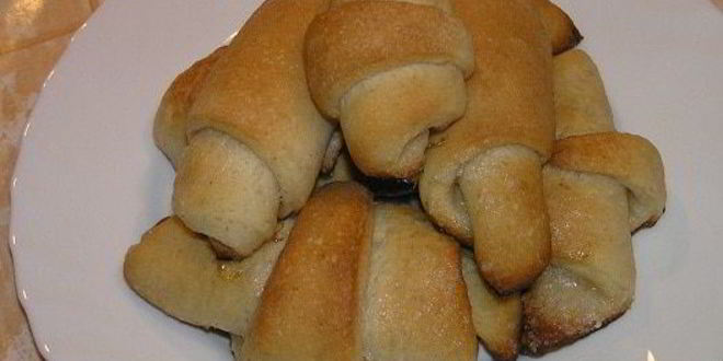 Рецепт ванильных рулетиков на хмелевой закваске