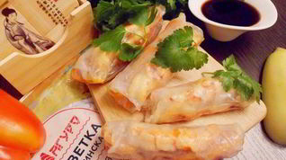 Рецепт Вьетнамских конвертиков с креветками