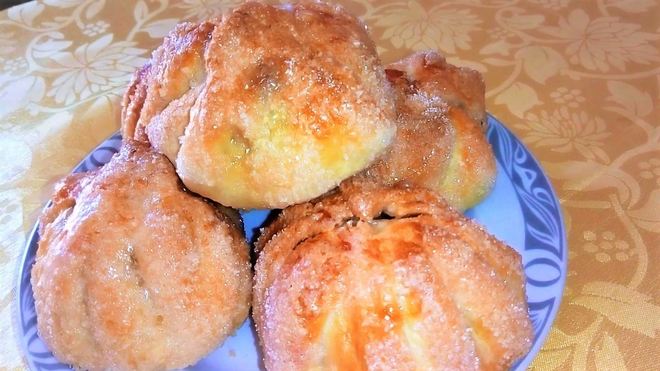 Рецепт яблок в тесте булочки с яблоком