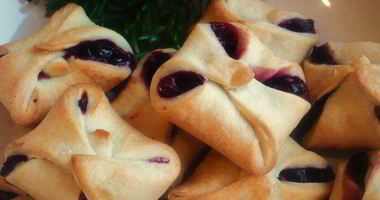 Рецепт Ягодных конвертиков из особого слоеного теста