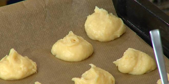 Рецепт фисташковых профитролей