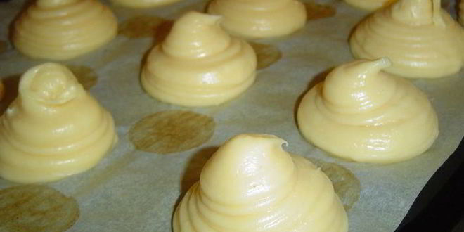 Рецепт профитролей с красной рыбой