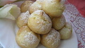 Рецепт Профитролей с лимонным кремом