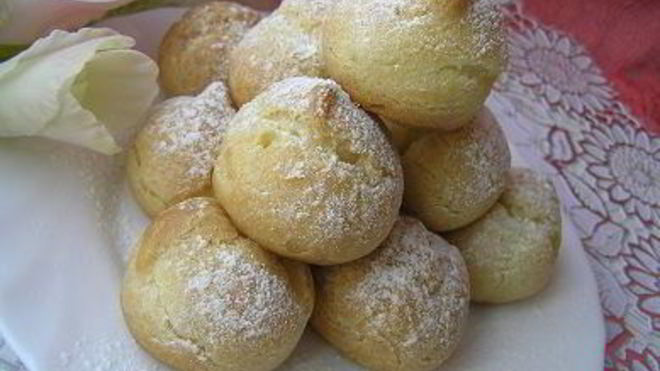 Рецепт профитролей с лимонным кремом