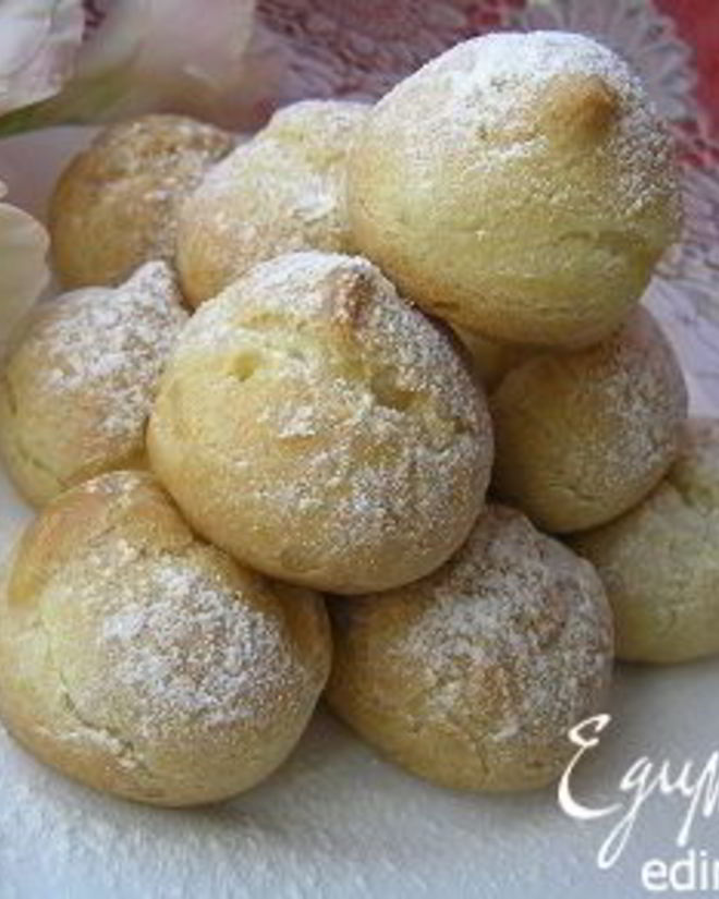 Рецепт профитролей с лимонным кремом