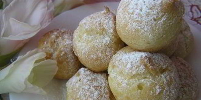 Рецепт профитролей с лимонным кремом