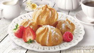 Рецепт Профитролей с нежным кремом