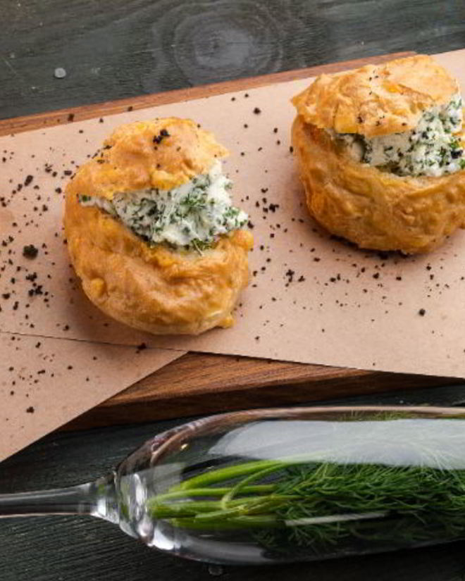 Рецепт профитролей с сырным кремом