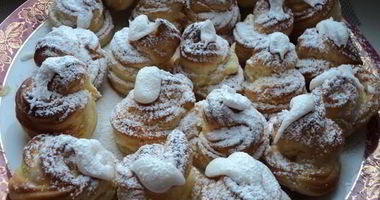 Рецепт Профитролей с ванильным заварным кремом