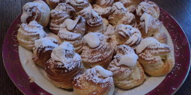 Рецепт профитролей с ванильным заварным кремом