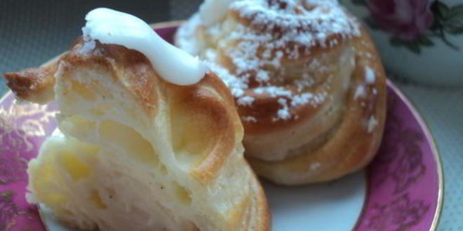 Рецепт профитролей с ванильным заварным кремом