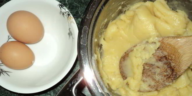 Рецепт профитролей с ванильным заварным кремом