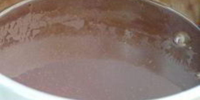 Рецепт шоколадна-апельсинового торт с профитролями