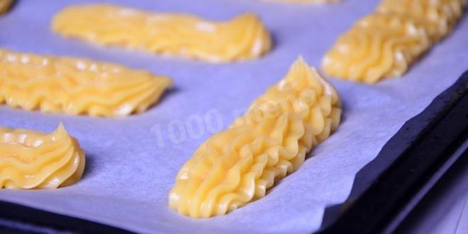 Рецепт эклеров ореховых