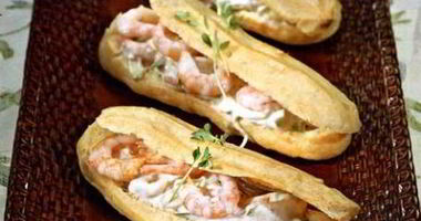 Рецепт Эклеров с креветками