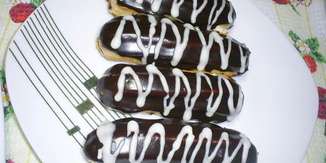 Рецепт эклеров с масляно-заварным кремом