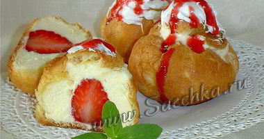 Рецепт Эклеров с заварным кремом