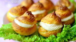 Рецепт Закусочных профитролей со сливочно-лососевым крем-муссом