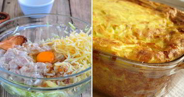 Рецепт Кабачковой запеканки с курицей и сыром