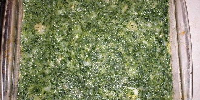 Рецепт картофельной запеканки с курицей и шпинатом