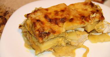 Рецепт Картофельной запеканки с курицей и сыром