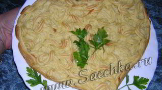 Рецепт Картофельной запеканки в виде сердца