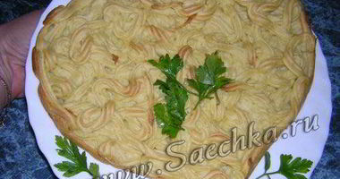 Рецепт Картофельной запеканки в виде сердца