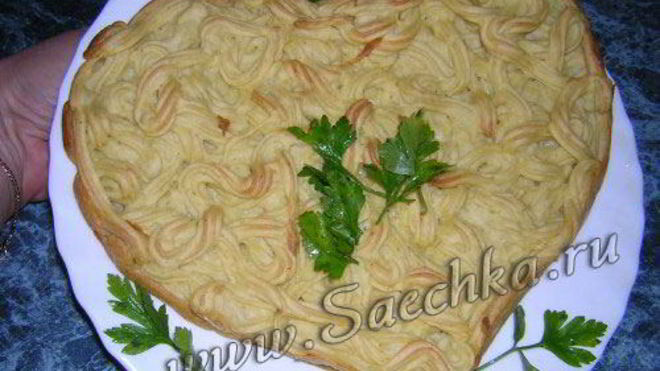 Рецепт картофельной запеканки в виде сердца