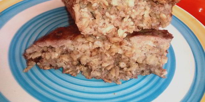 Рецепт овсяно-банановой запеканка