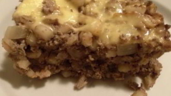 Рецепт печеночной запеканки с перловкой