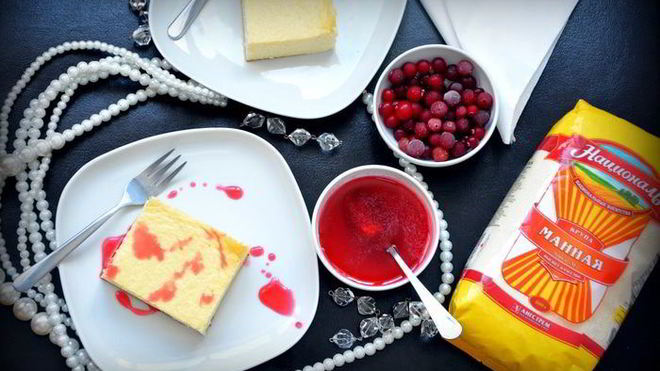 Рецепт творожной запеканки на манной крупе