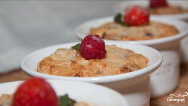 Рецепт творожной запеканки с вишней