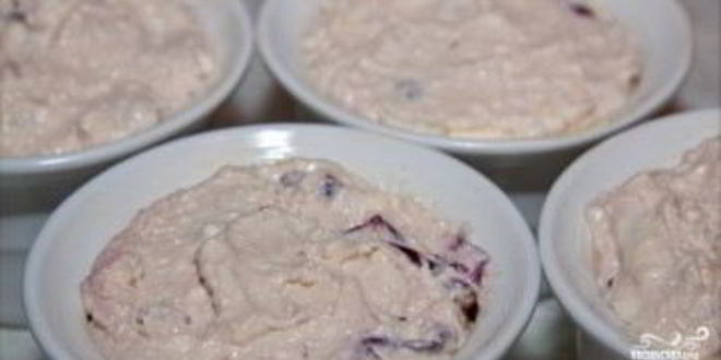 Рецепт творожной запеканки с вишней