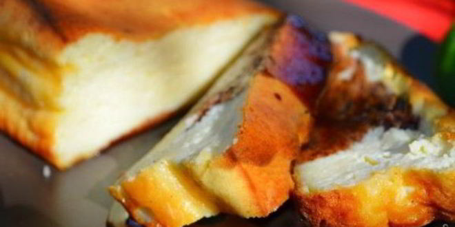 Рецепт Творожной запеканки со сгущенкой