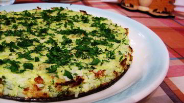 Рецепт Воздушной запеканки с кабачками и рисом