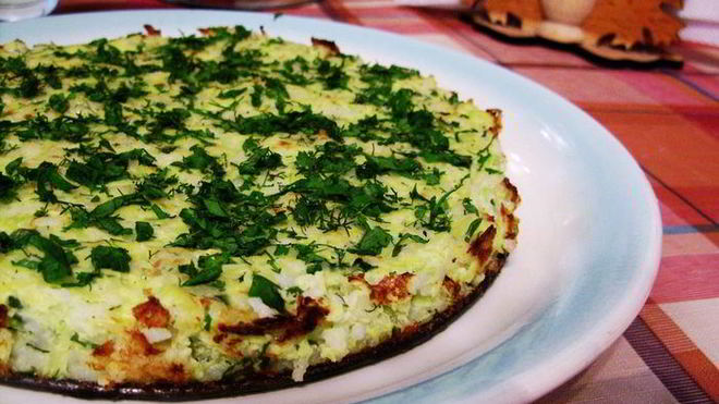 Рецепт воздушной запеканки с кабачками и рисом