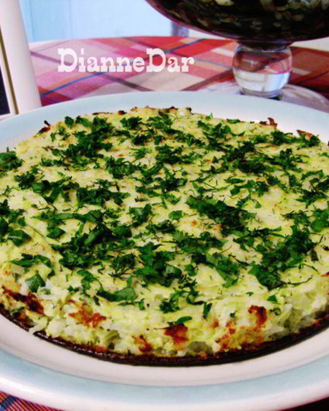 Рецепт воздушной запеканки с кабачками и рисом