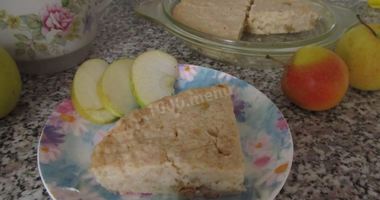 Рецепт Яблочной запеканки с изюмом на пару