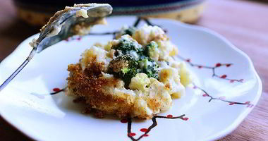 Рецепт Запеканки из брокколи и цветной капусты