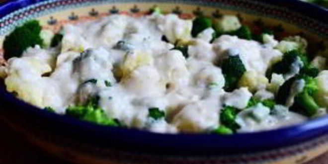 Рецепт запеканки из брокколи и цветной капусты
