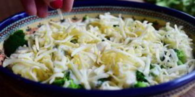 Рецепт запеканки из брокколи и цветной капусты