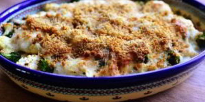 Рецепт запеканки из брокколи и цветной капусты