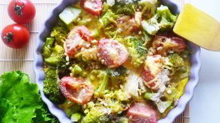 Рецепт Запеканки из брокколи с кедровыми орехами