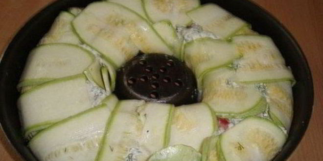 Рецепт запеканки из кабачков с фаршем