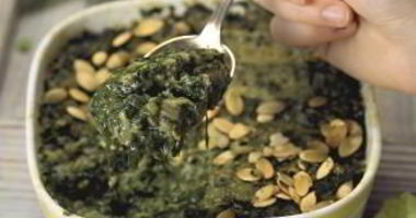 Рецепт Запеканки из зелени в сливочном соусе